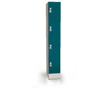 Premium lockers with four lockable boxes ALFORT AD 1920 x 300 x 520